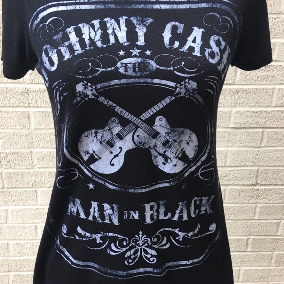 Johnny Cash Man In Black Tee Size Small - Picture 3 of 3